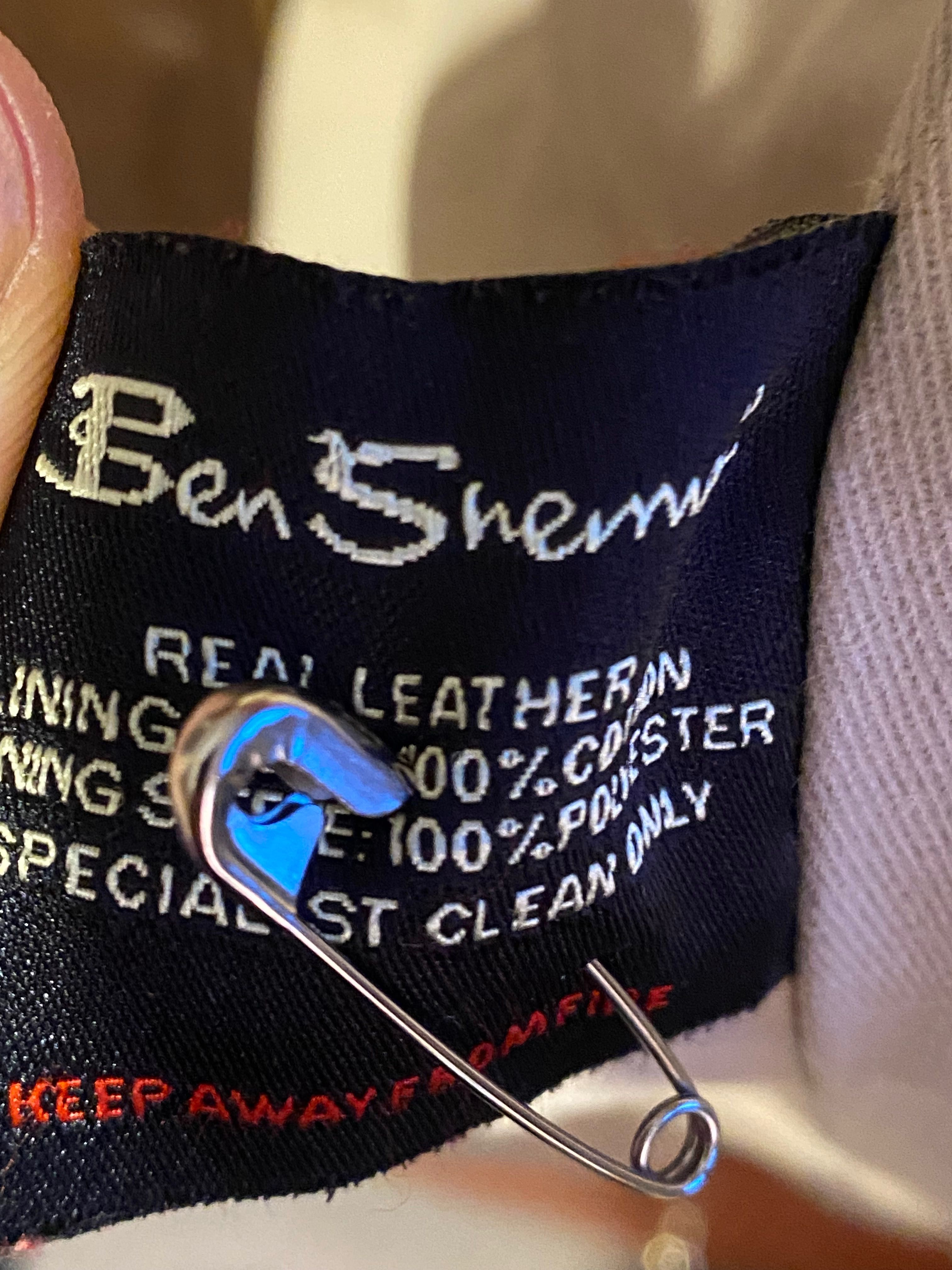 Ben Sherman kurtka skórzana męska S/M