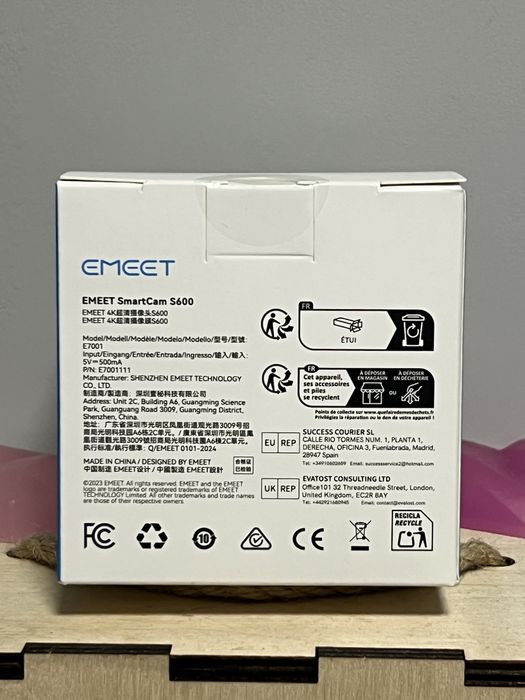 Камера для стрімінгу EMEET S600 4K Ultra HD