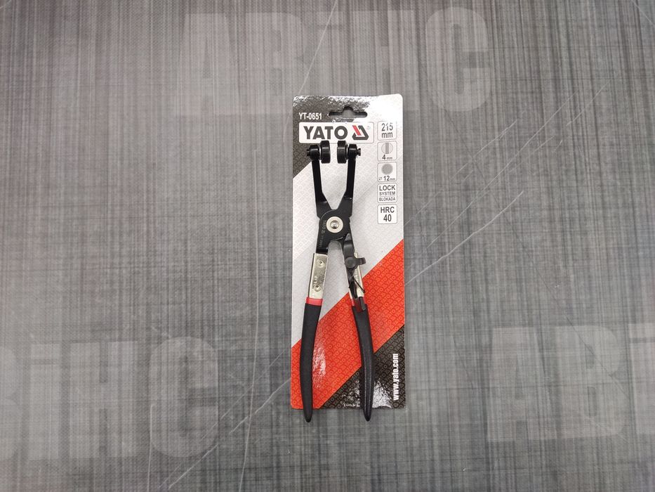 Щипцы клещи  для шланговых хомутов YATO щіпці для хомутів YT-0651
