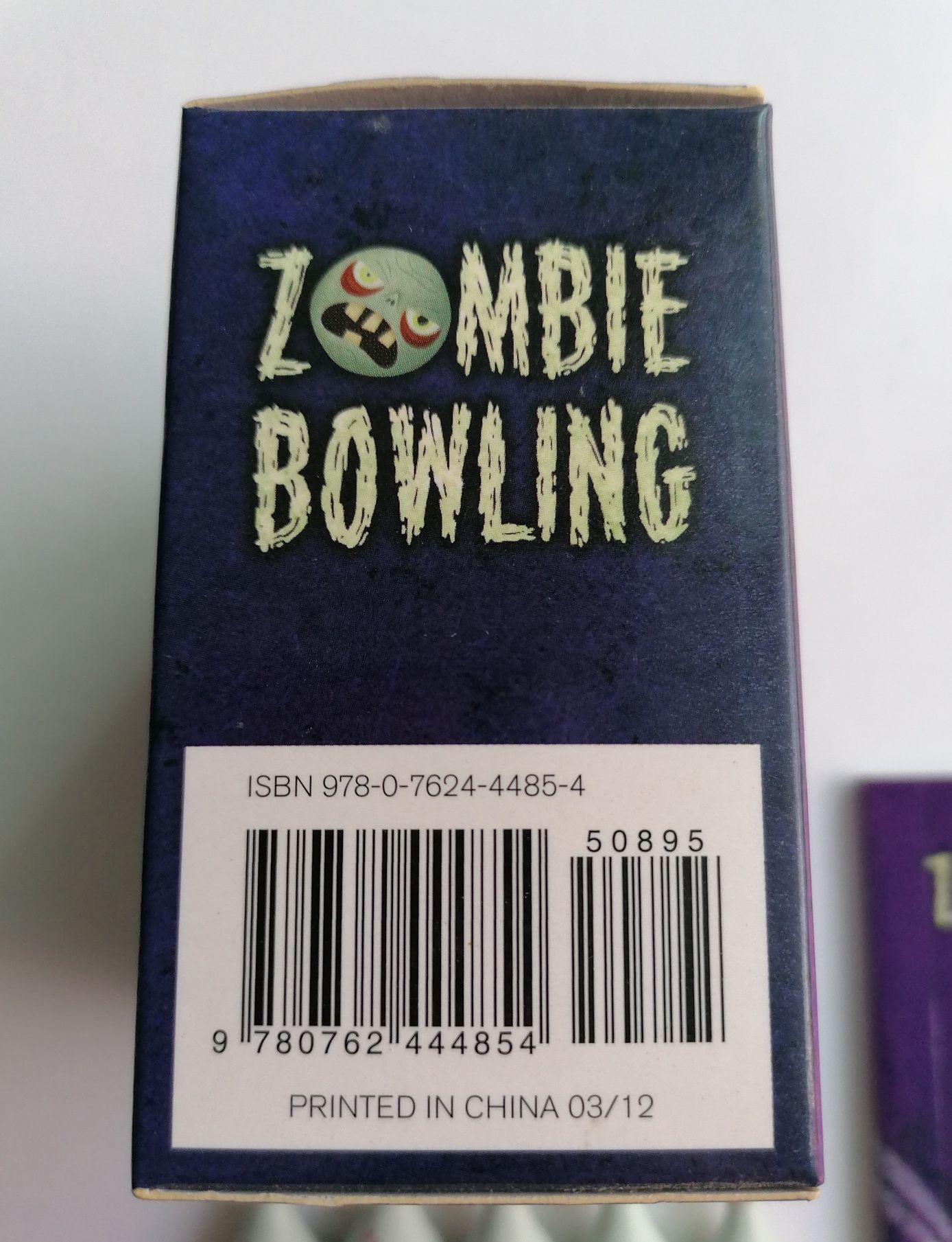 Jogo miniatura kit bowling zombie