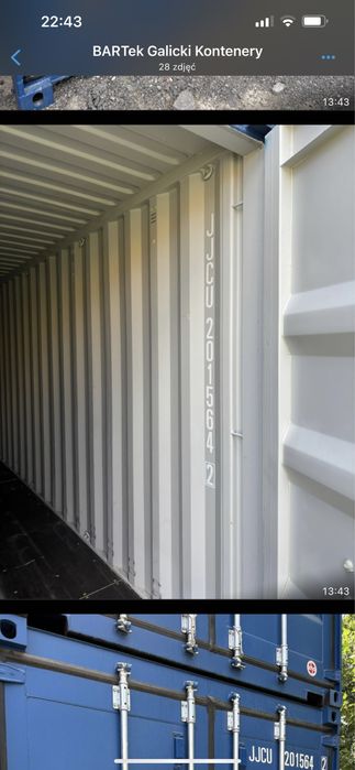 Kontener Morski 40’ High Cube - Sprzedaz Doskonaly stan Najtaniej w PL