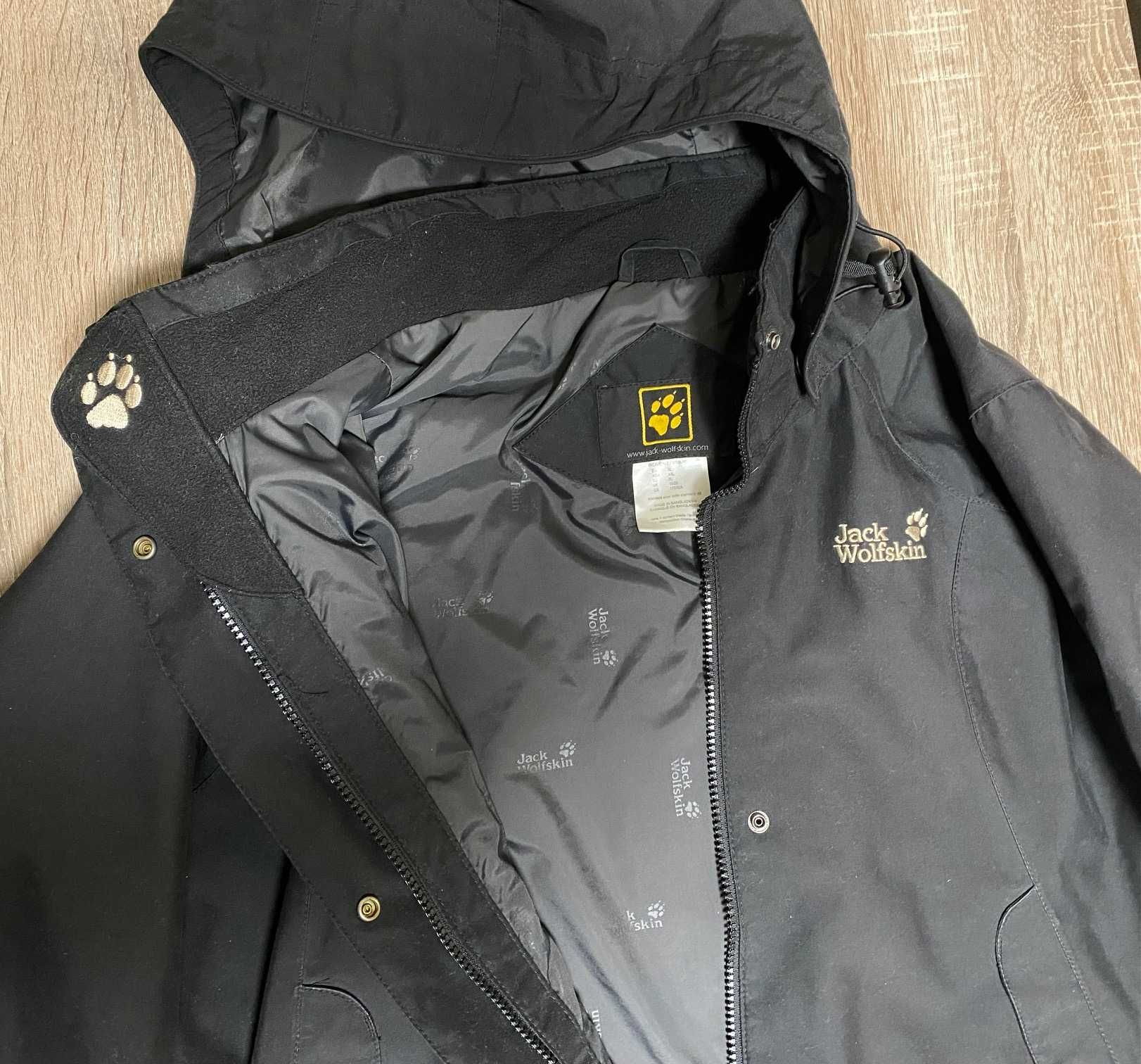 Jack Wolfskin  куртка-парка, легка куртка ,жіноча, чорна,XL