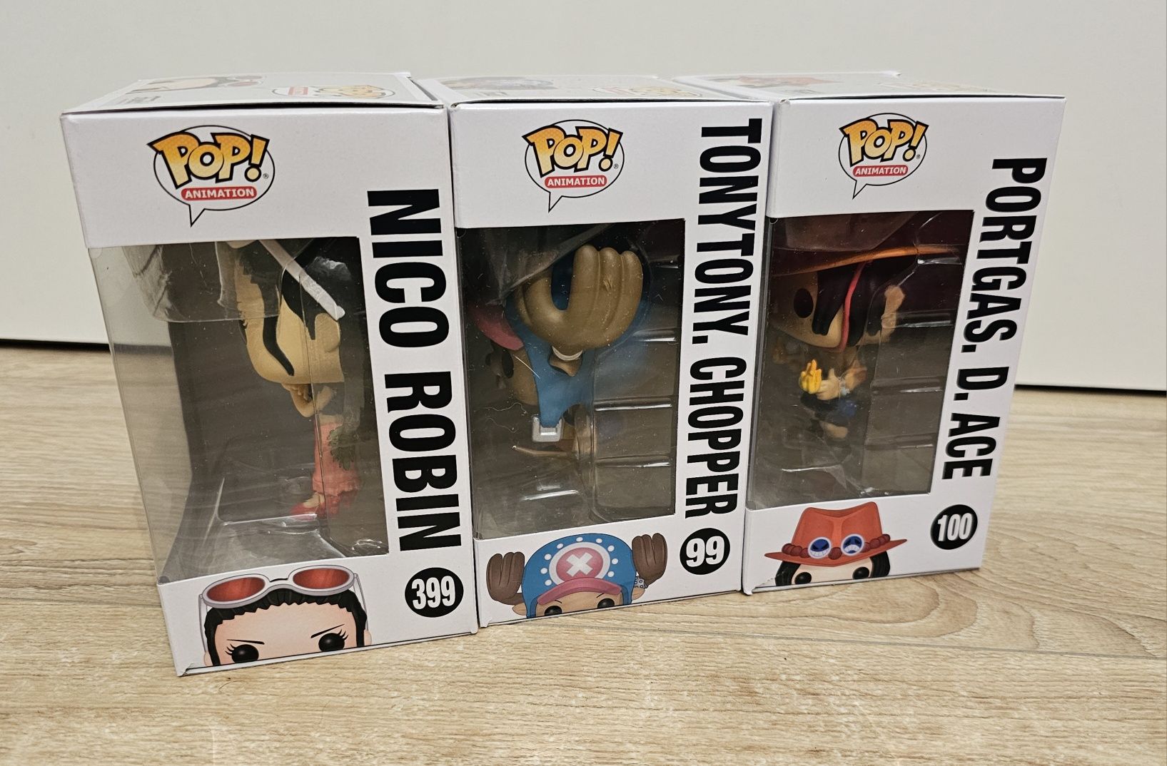 Zestaw figurek Funko, One Piece, Nico, Tonytony, Portgas