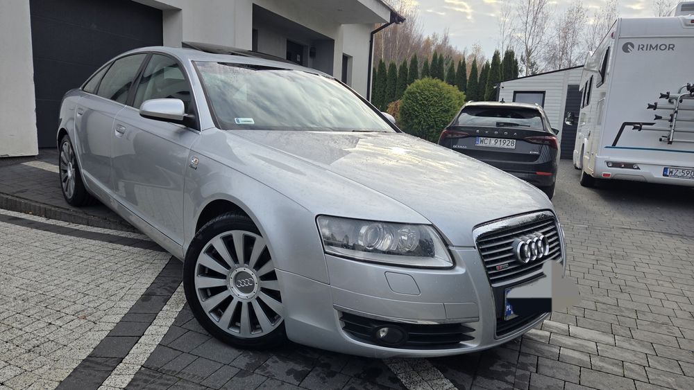 Audi A6 C6 3.2b Quattro"Keyless"Bardzo Ładny Stan"Niski przebieg