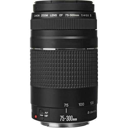 Objetiva Canon EF 75-300 mm f/4-5.6 III USM’s