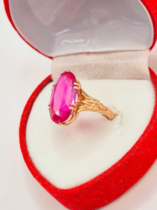 Stary Rosyjski Złoty Pierścionek pr.583 (14K) ZSRR JAK NOWY