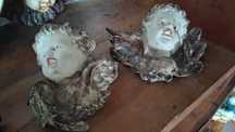 Anjos decorativos de parede