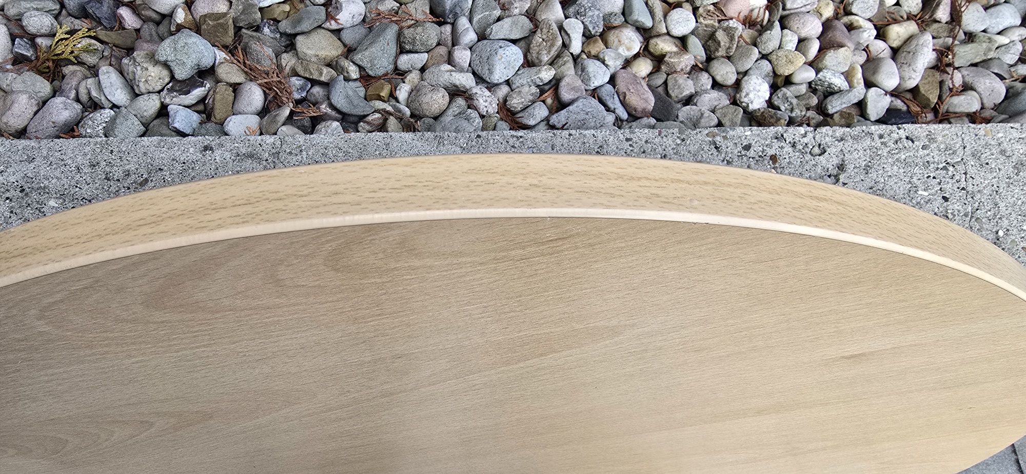 Blat okrągły gruby średnica 80 cm