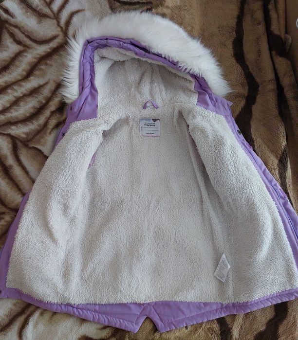 Зимова парка для дівчинки , р.122