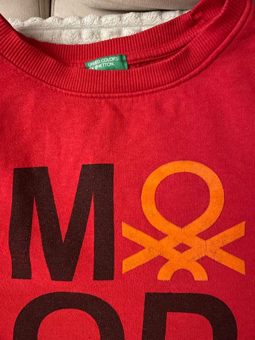 Benetton bluza czerwona
