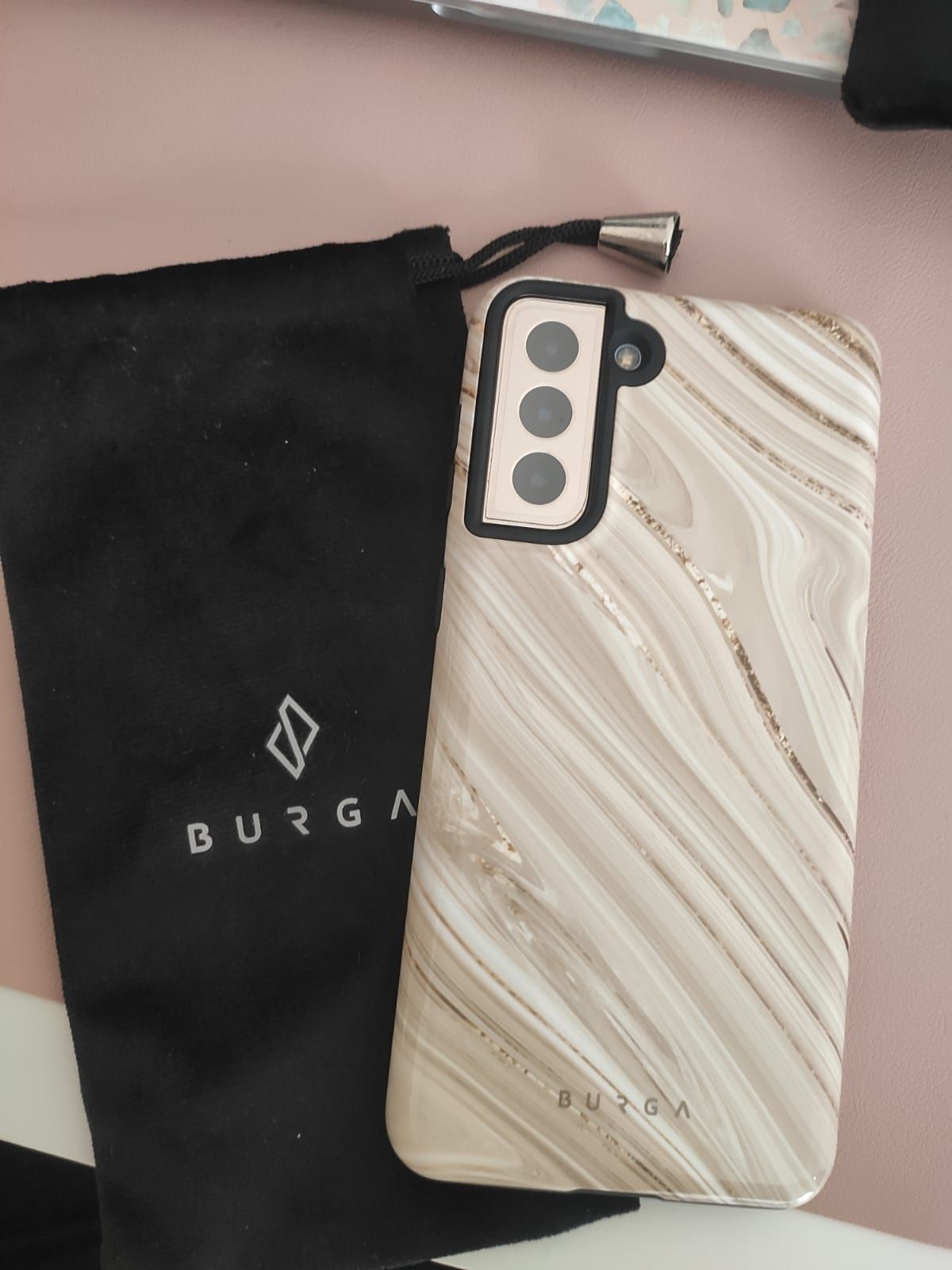 Capa burga Samsung s21 plus com proteção dupla