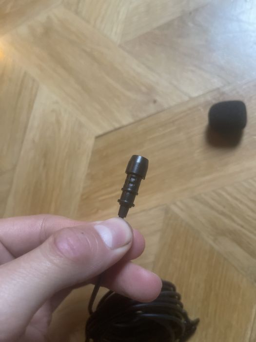 Mikrofon krawatowy mini jack 3,5 kabel 3m