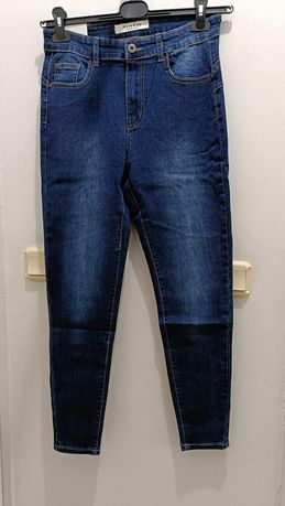 Klasyczne jeansy wysoki stan rurki 38-42