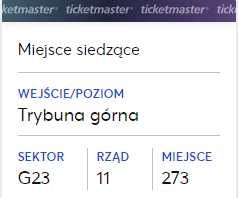 Bilet Beyonce Warszawa 27.06.2023