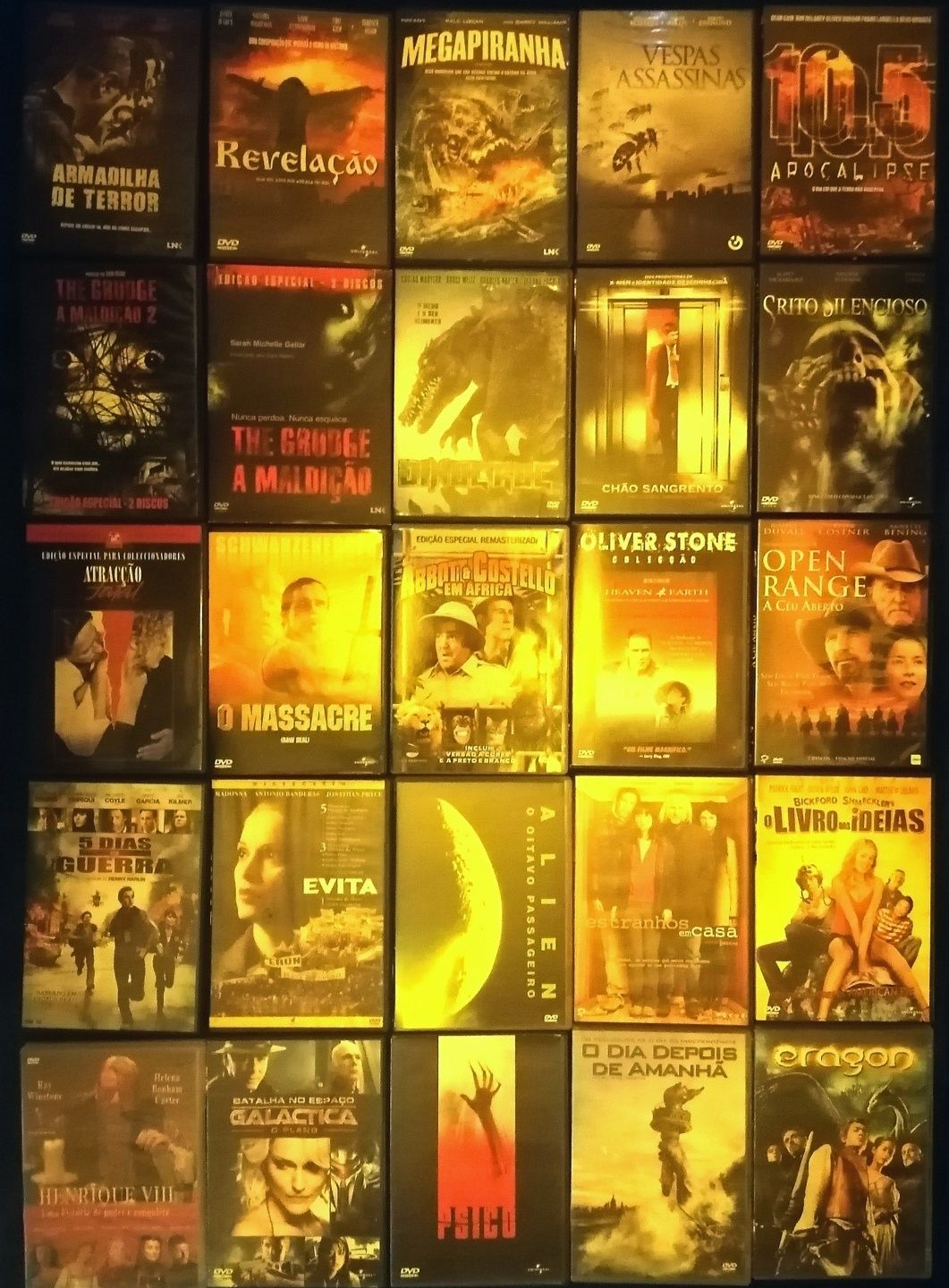 LOTE 206 DVD's Originais (LOTE 56)