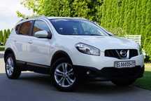 Nissan Qashqai 1.6 benzyna 117 KM BIAŁA PERŁA AUTOMAT 100% bezwypadkowy opłacony MEGA