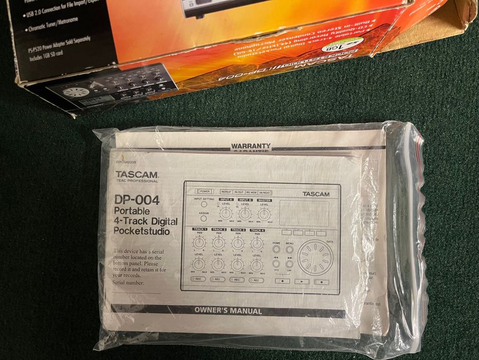 Tascam Multipistas Pocket Studio DP-004