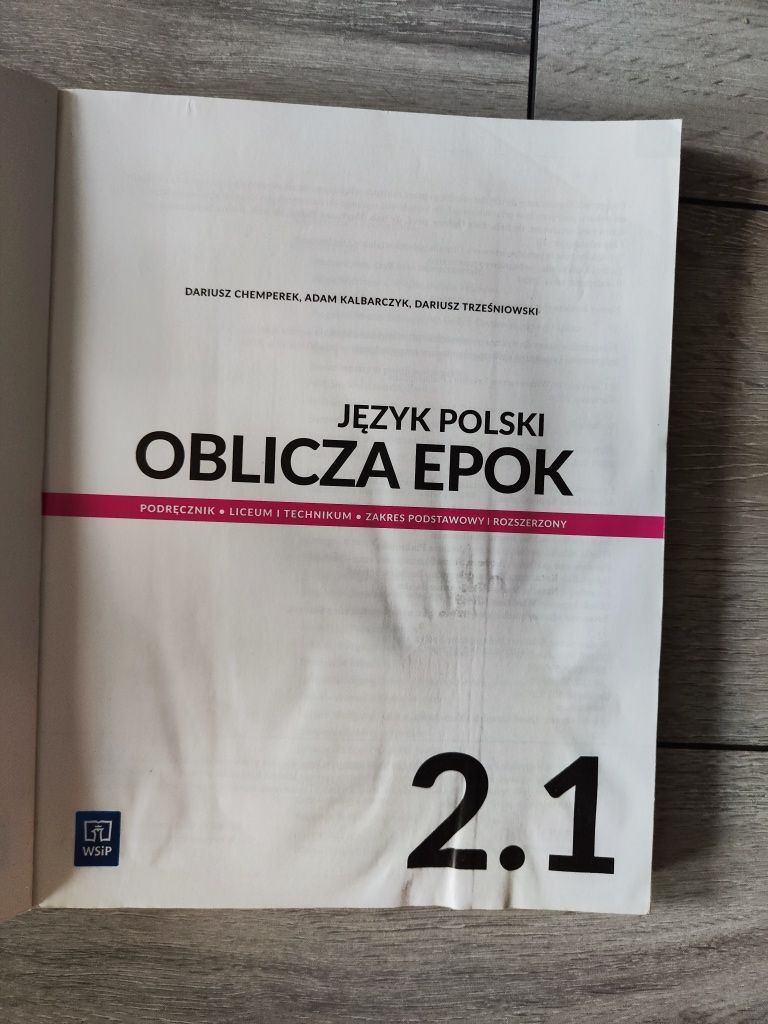 Język polski Oblicza epok 2.1