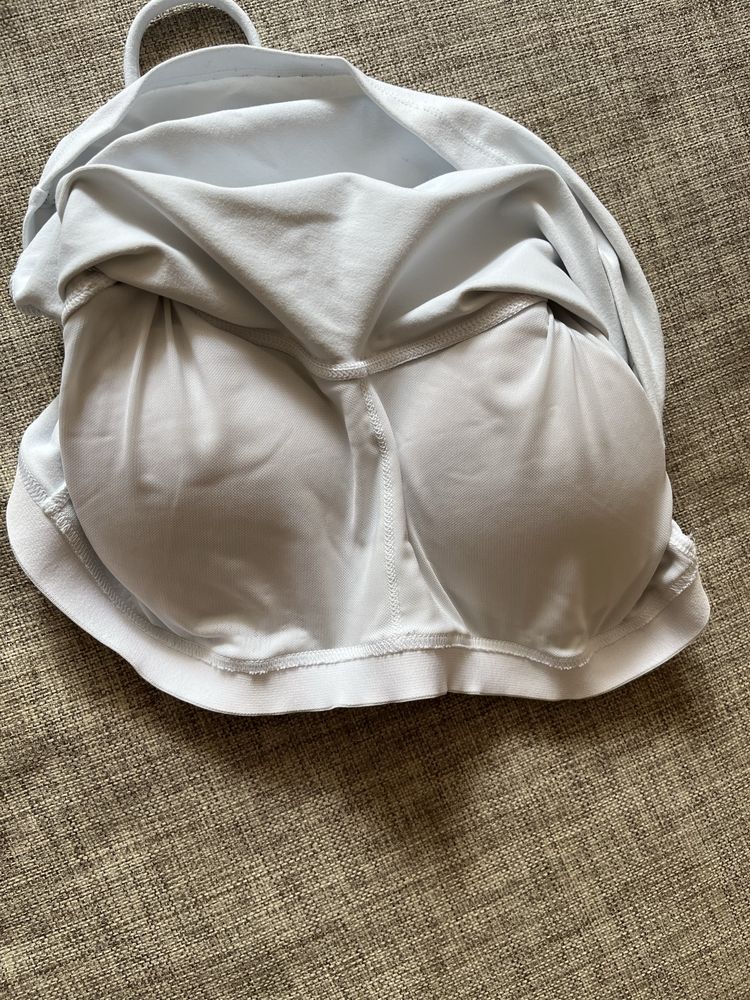 Top stanik Joy in me Alive 40 L na ramiączkach biały