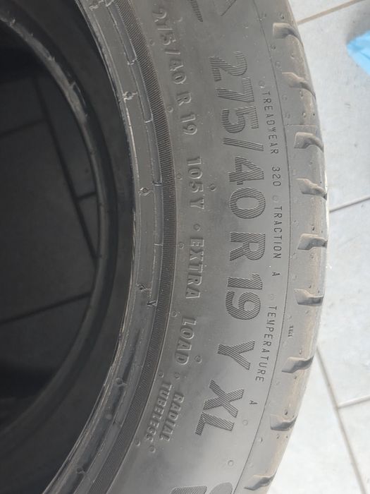 Opony letnie 19" mercedes W214