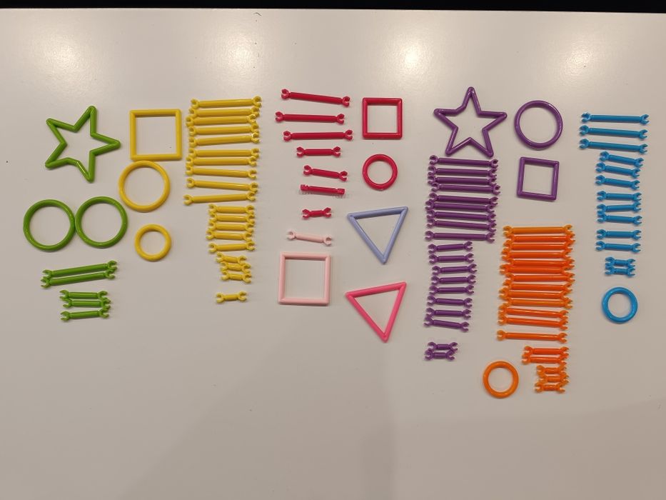 Klocki konstrukcyjne kreatywne patyczki do łączenia