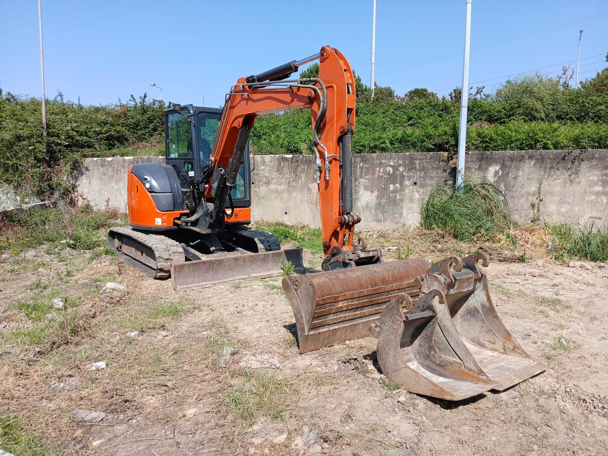 2020 Hitachi zx55u-6 escavadora de rastos borracha 5500kg