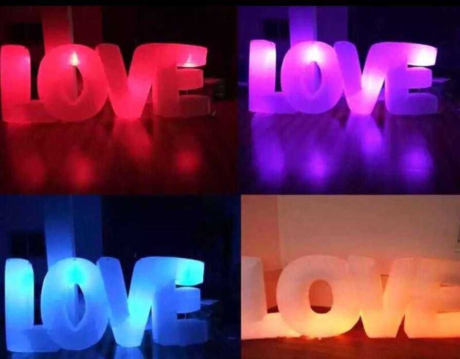 Love Napis HIT led dmuchany hit na wesele atrakcja dodatek