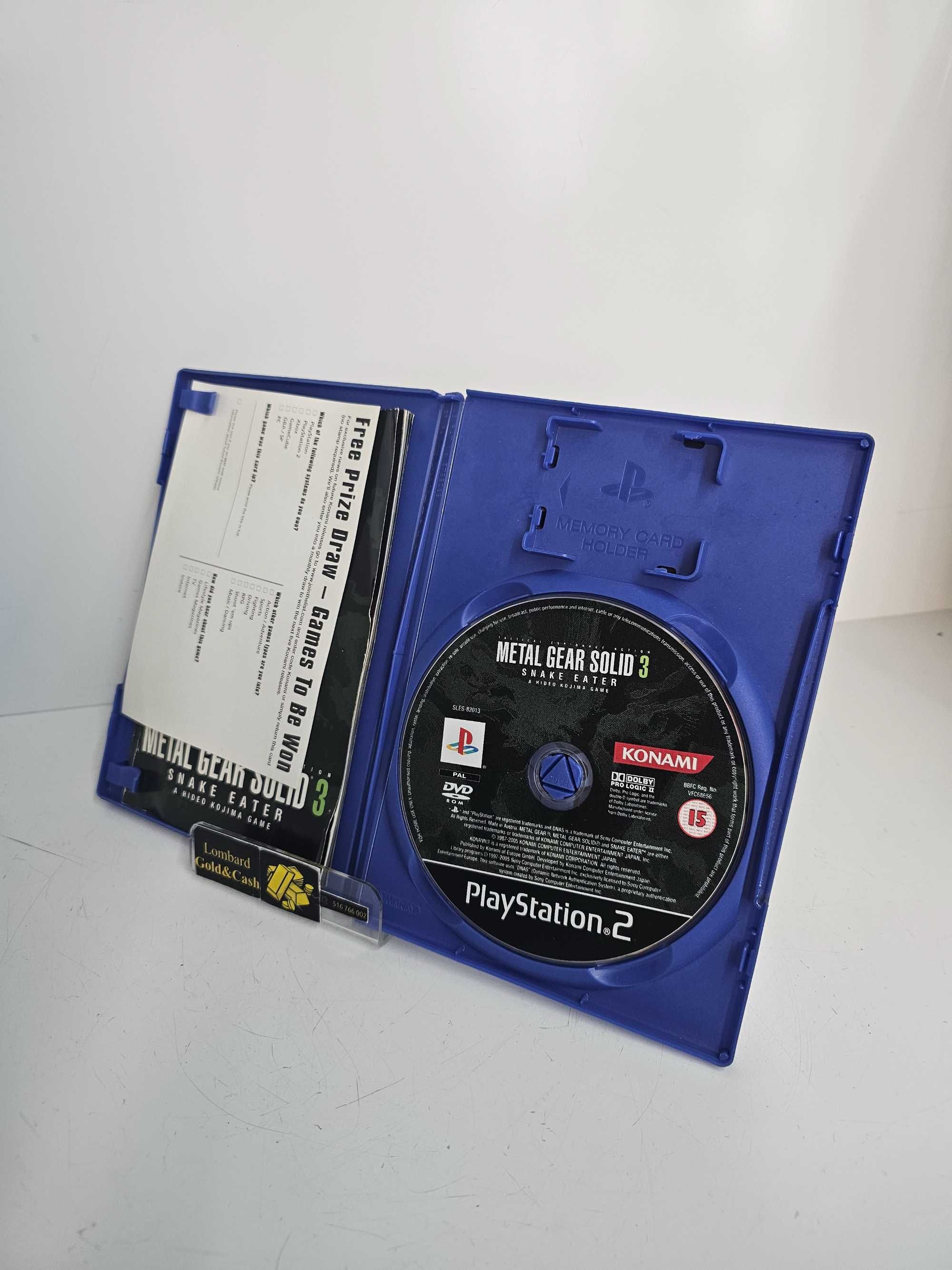 Gra Metal Gear Solid 3 Snake Eater PS2 Wersja Angielska