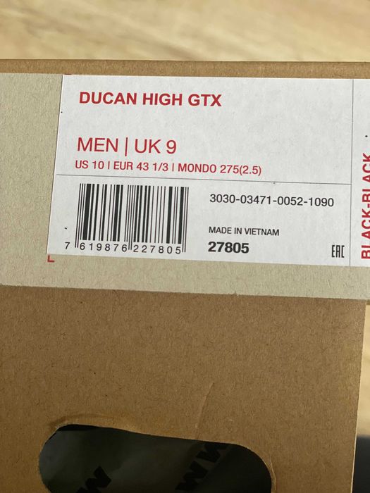 Buty trekkingowe Mammut Ducan High Gtx męskie 43 1/3