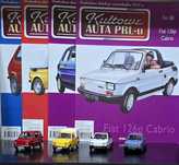 Fiat 126p zestaw 4 sztuk. Kultowe Auta PRL-u 1:43