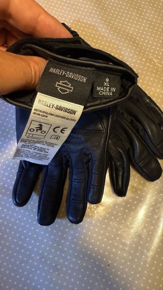 Luvas em Pele - Harley Davidson XL