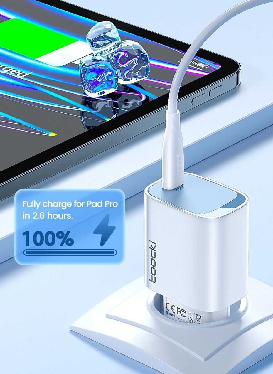 Toocki премиум-зарядка для iPhone USB Type C