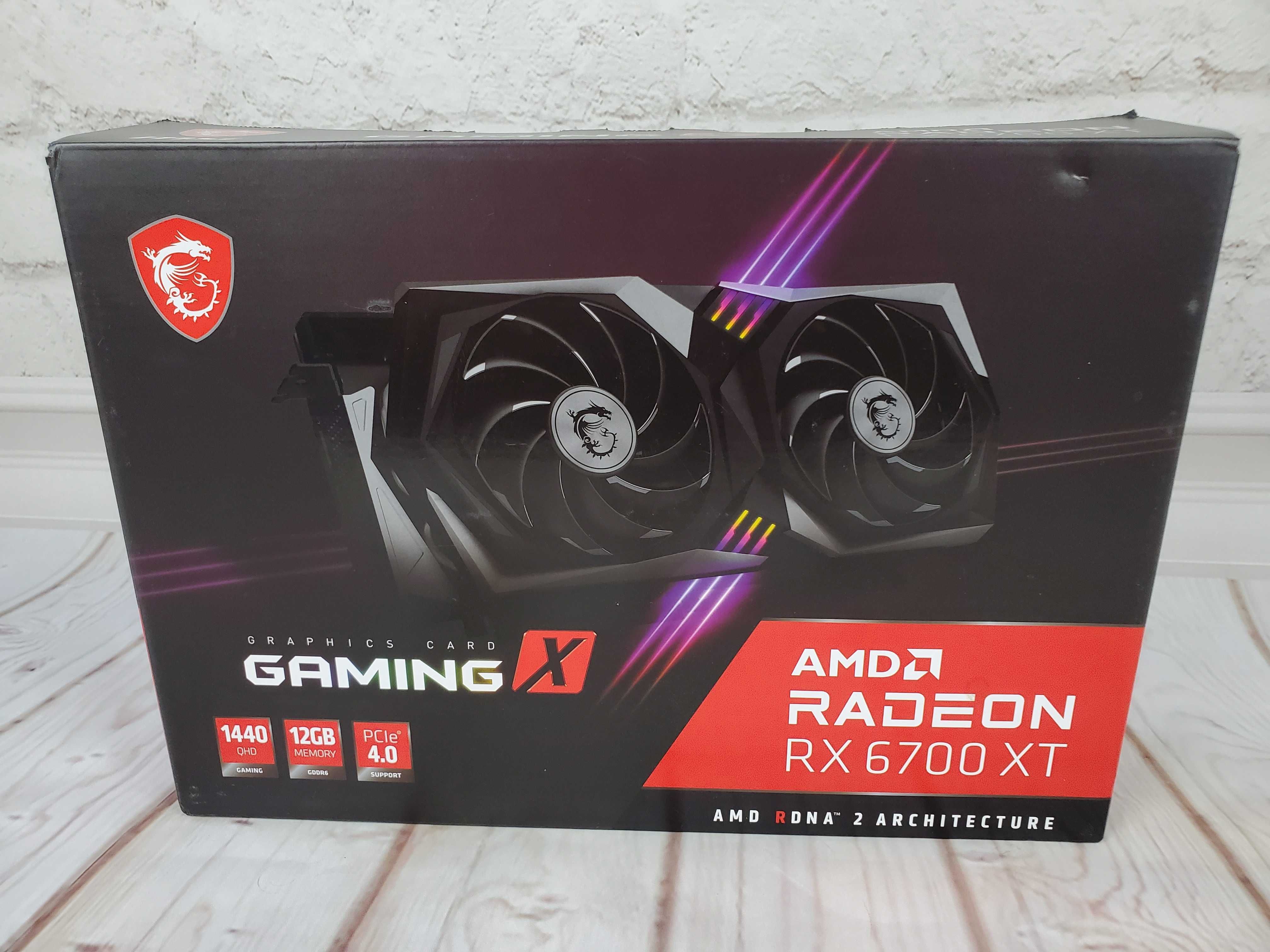 Відеокарта MSI Radeon RX 6700 XT GAMING X 12 Гб  RGB Гарантія!