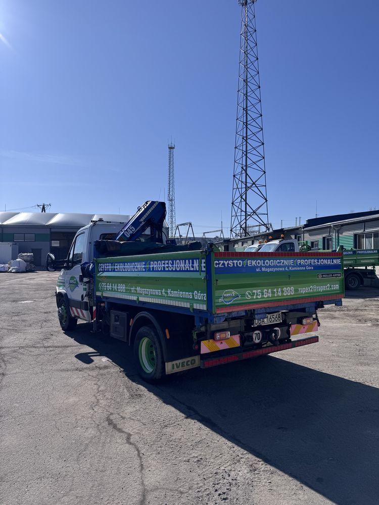 Iveco 65C18 wywrotka hds HIAB 2800kg, wywrot,kiper