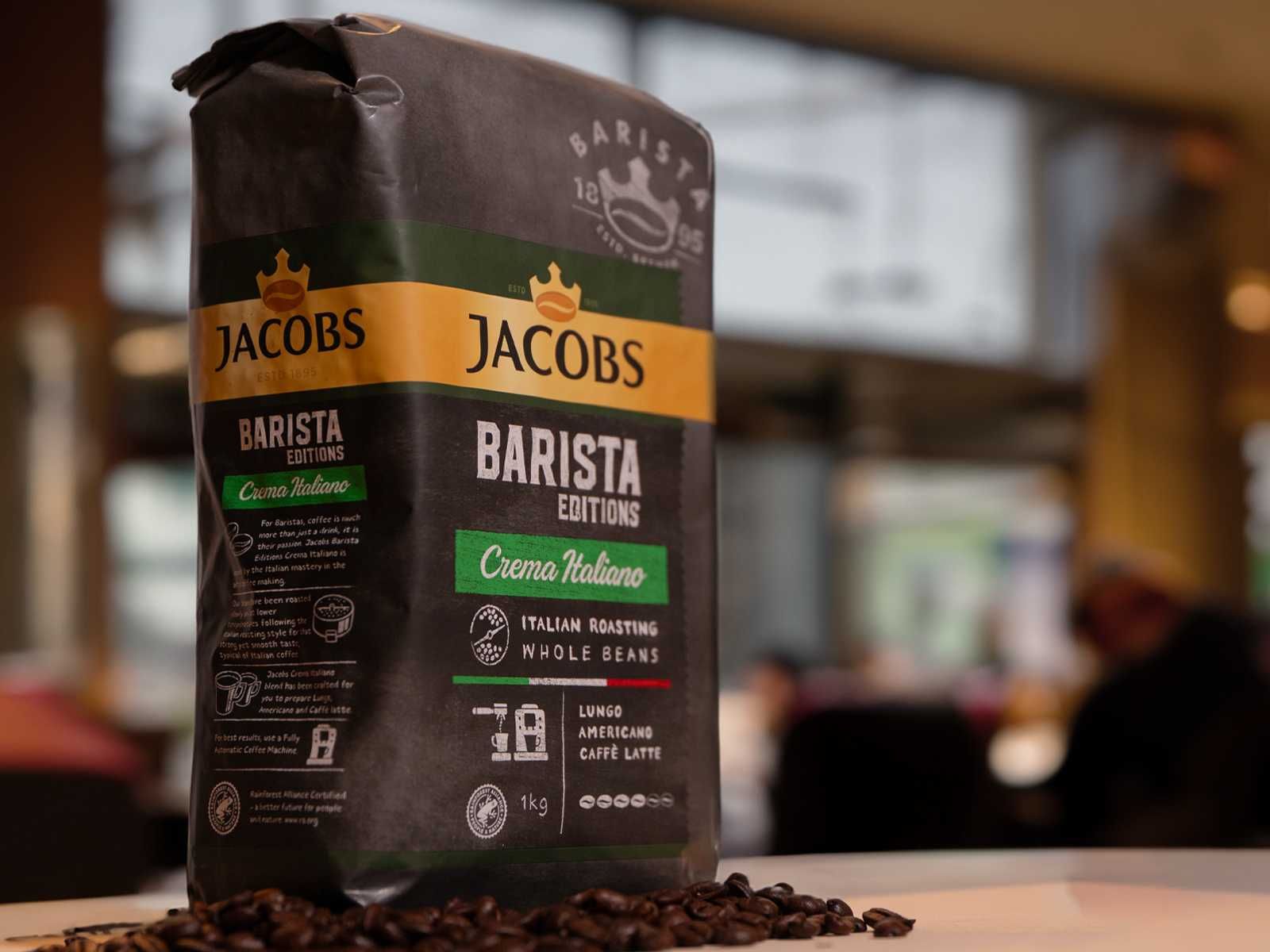 Kawa ziarnista Jacobs Barista Editions - Crema Italiano  1 kg