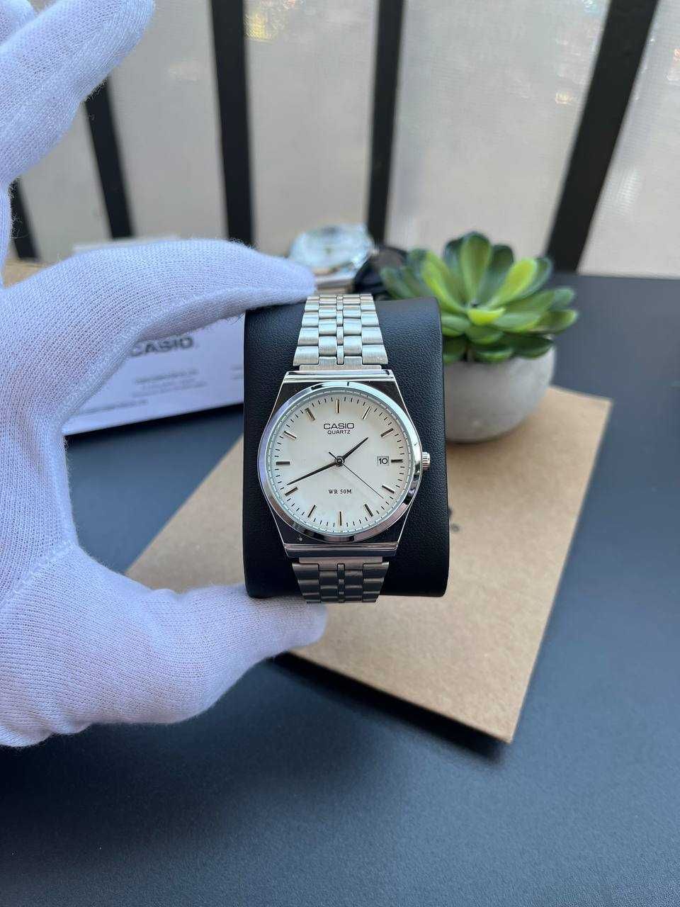Годинник Casio MTP-VC01 White | Часы наручные MTP | Vintage A159 | AQ