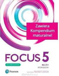 (NOWE) Focus 5 Ćwiczenia + Kompendium Maturalne Longman Pearson