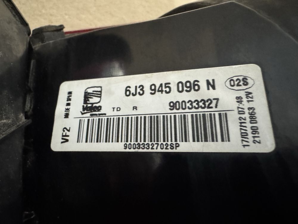 Ліхтар,фонарь,фара,оптика,стоп Seat Ibiza 4 (3d)Сеат Ібіца IV 08-17рік