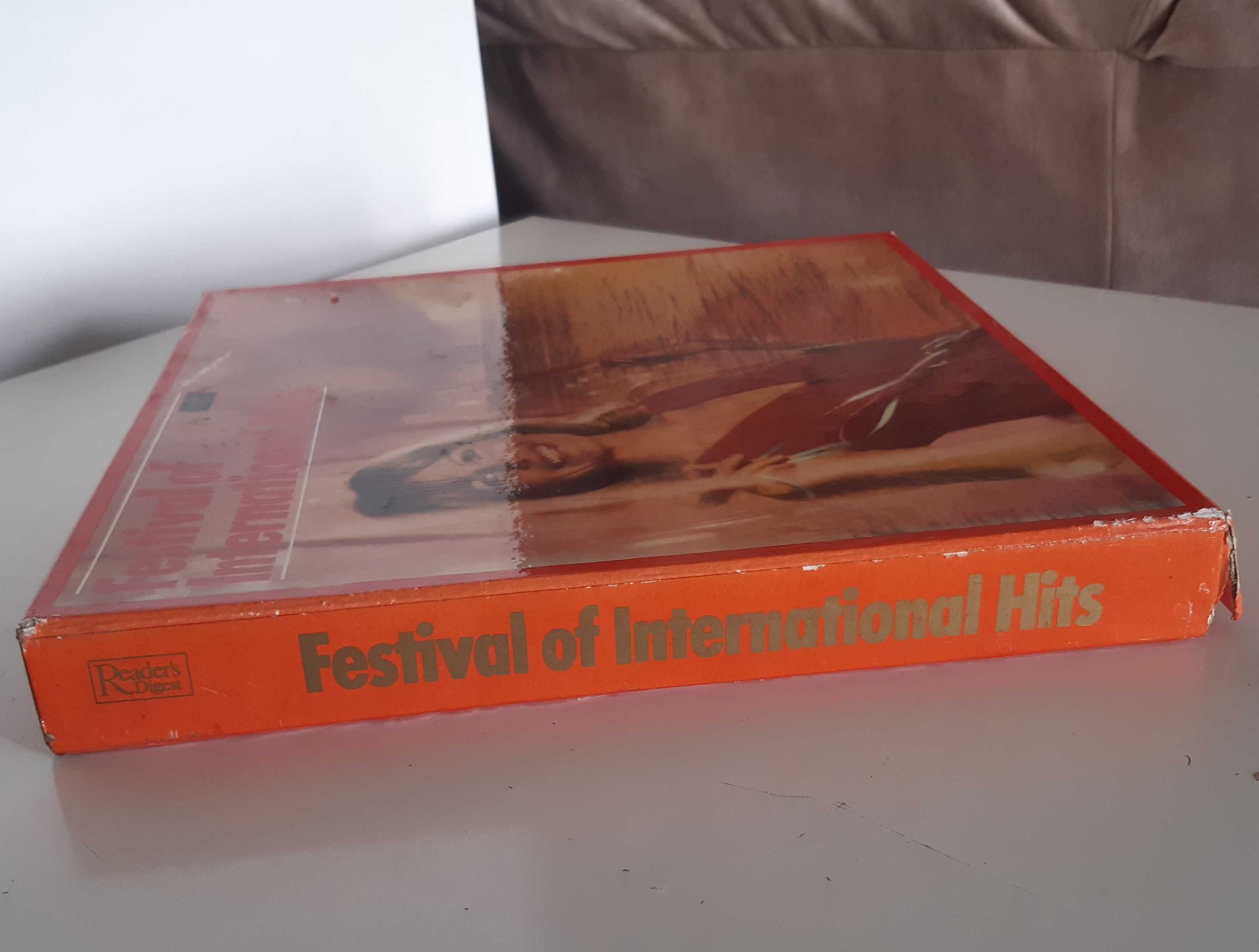 Caixa Discos Vinil 11 LPs Festival of International Hits Anos 60/70