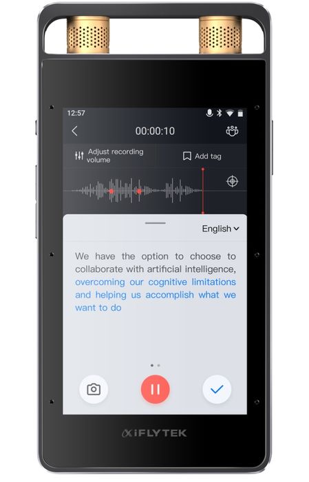 iFLYTEK SR502 - elektroniczny tłumacz, rejestrator, dyktafon pro
