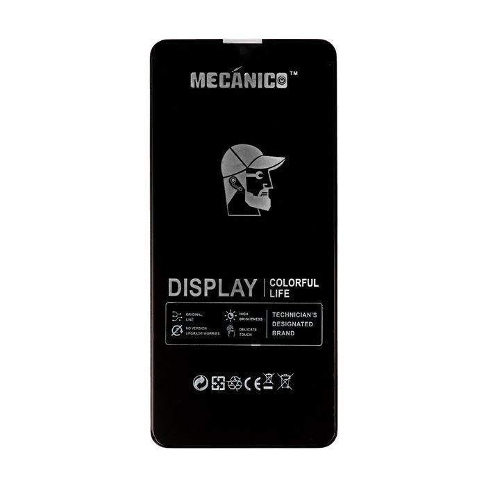 Mecanico Wyświetlacz LCD T2O do Samsung Galaxy A32 4G czarny z ramką