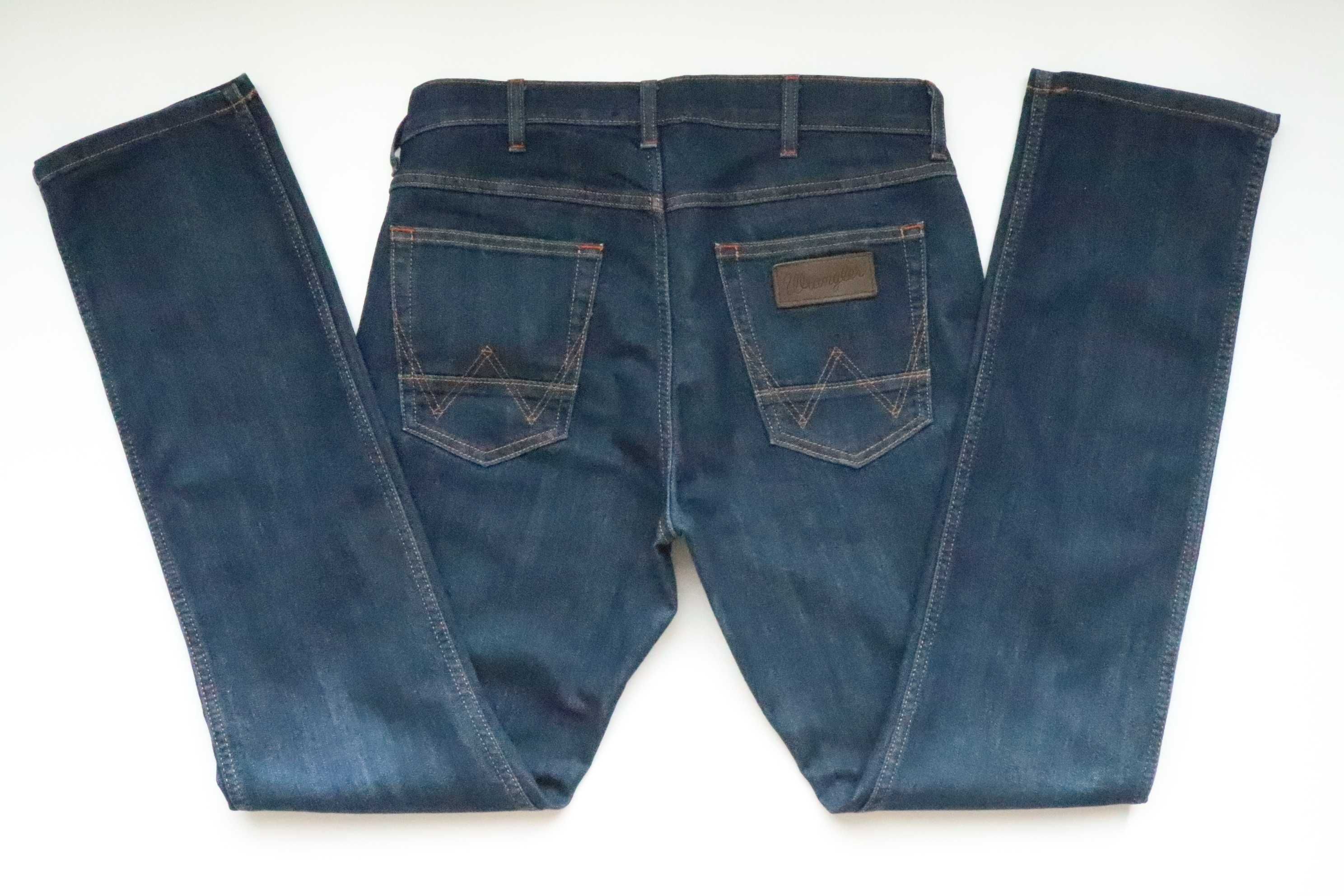 WRANGLER GREENSBORO W30 L32 męskie spodnie jeansy regular jak nowe