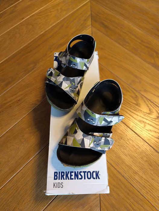 sandały Palu Kids Birkenstock, Fritzy Camo Green