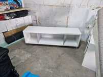 Movel tv branco .