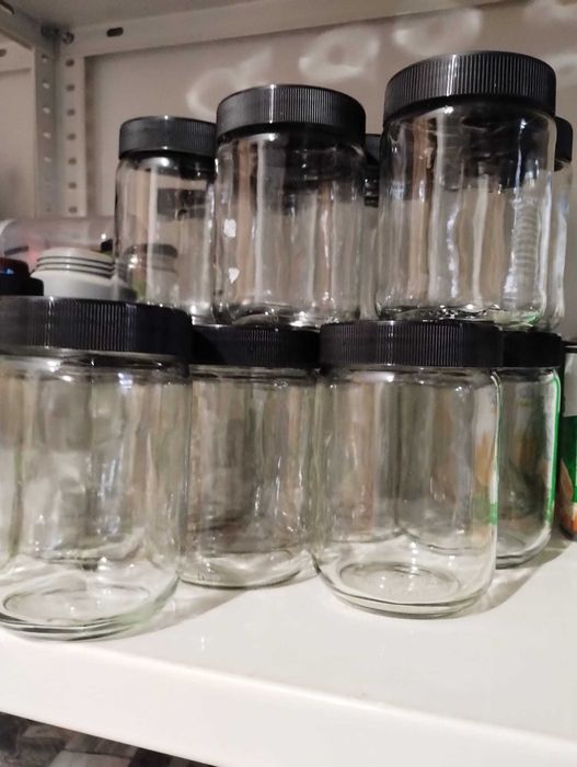 Frascos de Vidro 500ml com Tampa Plástica – Compotas Pickles Conservas