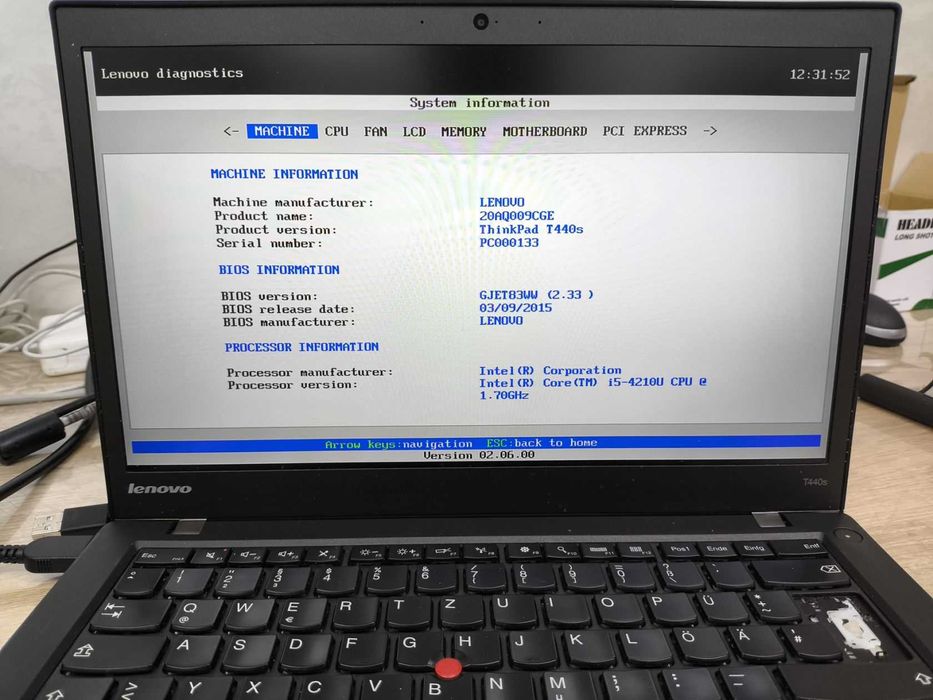Ультрабук Lenovo ThinkPad T440s/ 14"/8Gb RAM/ 120Gb SSD + зарядка