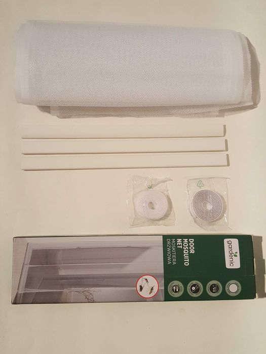 Moskitiera przeciw Owadom (Drzwiowa) Biała