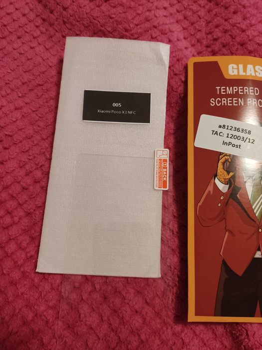 Szkło na telefon Xiaomi Pocox3 NFC
