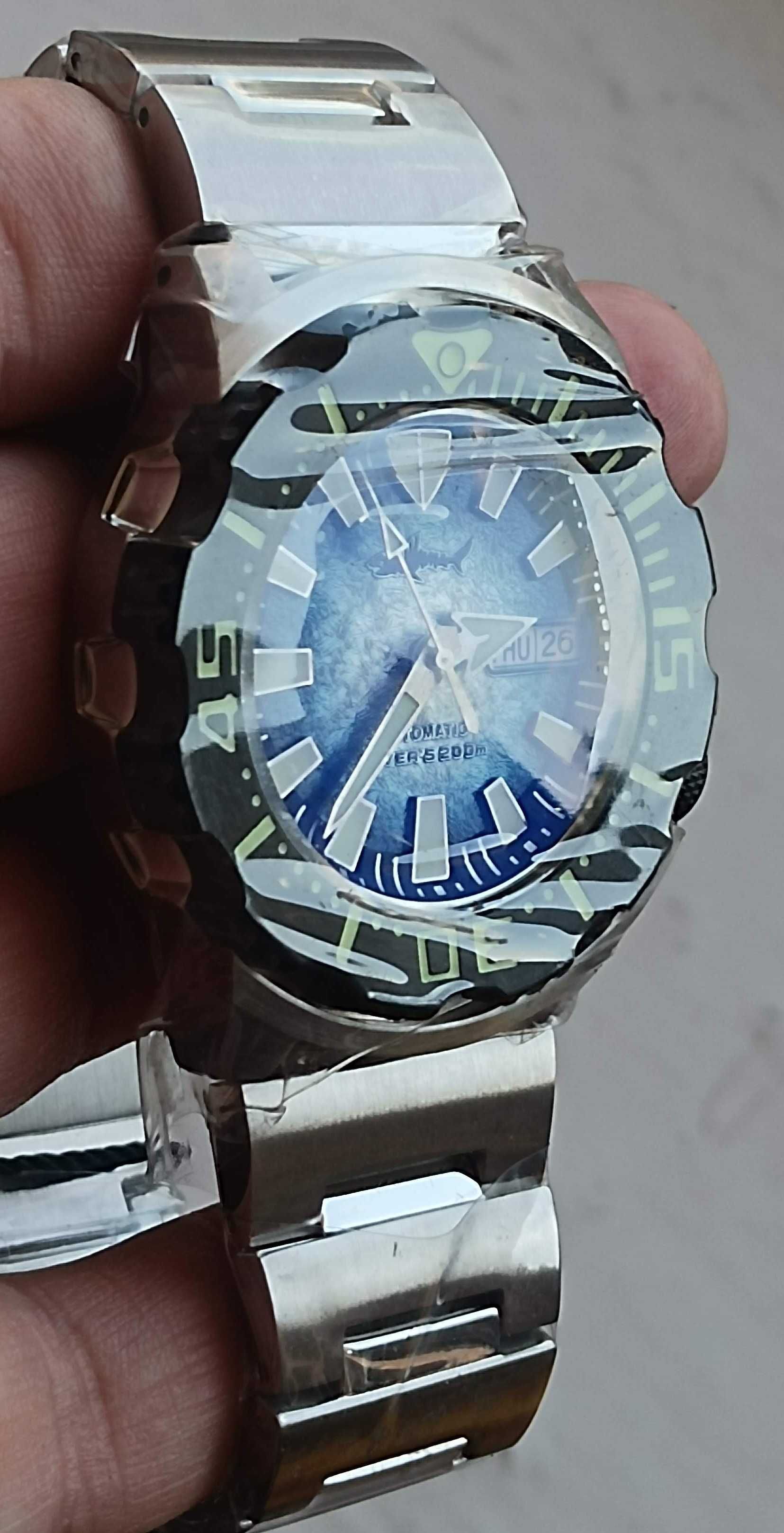 Годинник дайвер автопідзавод сапфір Heimdallr Monster NH36 Seiko хомаж