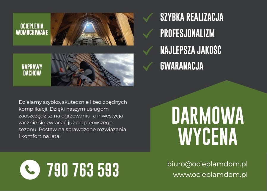 Naprawa dachu po kunach • Profesjonalnie i z gwarancją